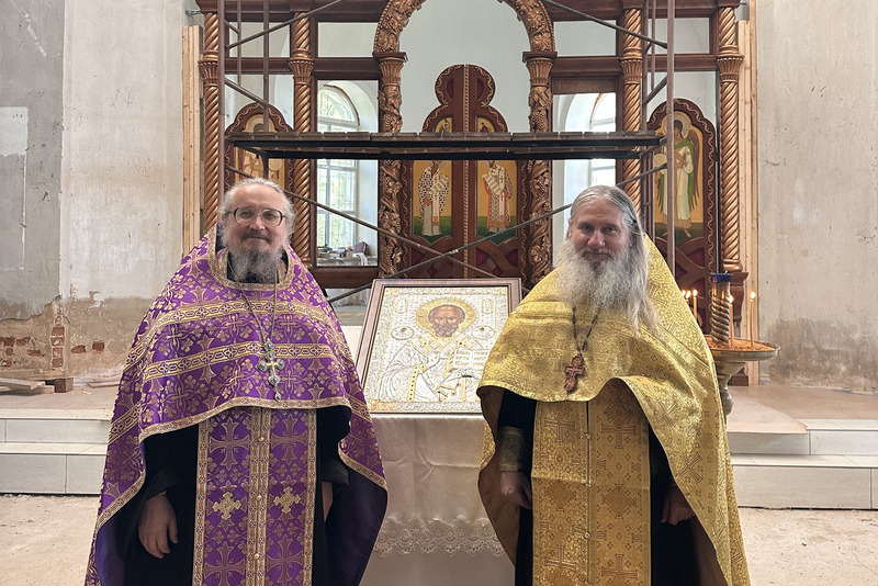 Reception of the Saint Nicholas icon from Vatopedi in Baklanovo, 30 September 2026. Photo: Saint Nicholas Church, Baklanovo.